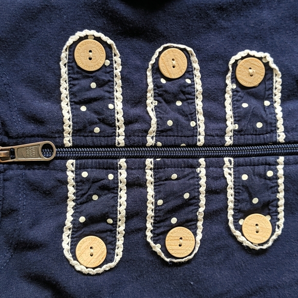 harajuku mini x target military style zip-up cardigan jacket 3T toddler girls - Picture 5 of 9